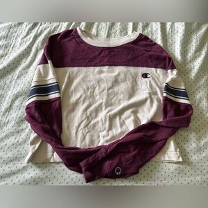 Champion varsity cropped long sleeve